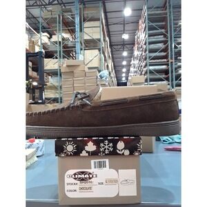 CLIMATE Loafers shoes, Chocolate L 11/12